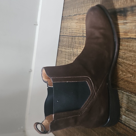 Elegant J.D. Fisk Chelsea Low Boy Men's Quality Brown Leather Boots - Picture 9 of 9